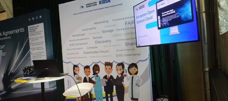 Secretariat debuts EOSC Kiosk Infopoint at the TNC 2019