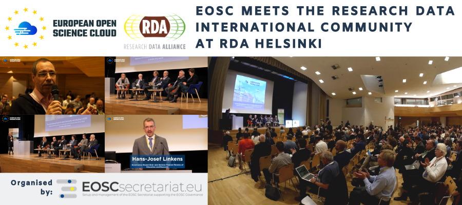 EOSC meets the research data international community at RDA Helsinki