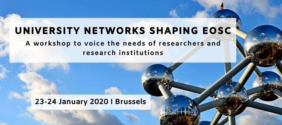 University Networks shaping EOSC – A workshop to voice the needs of researchers and research institutions