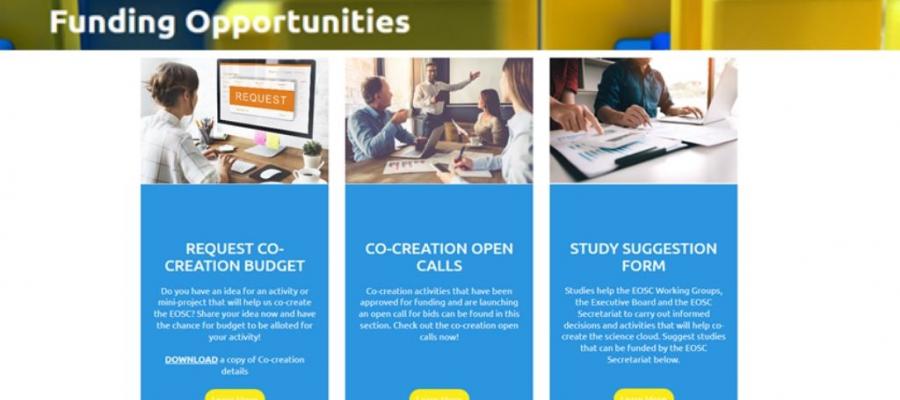 EOSC Secretariat’s Funding Opportunities: Let's co-create now!