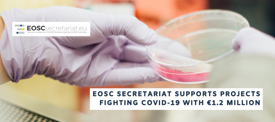 EOSC Secretariat Supports Projects Fighting COVID-19 with €1.2 Million