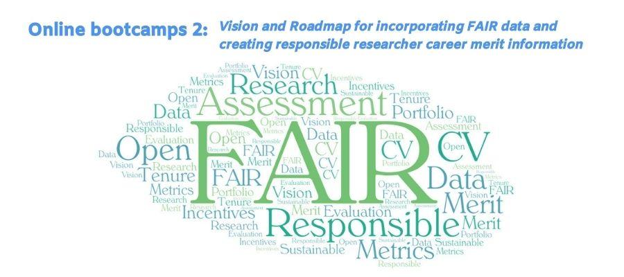 TSV Online Bootcamps 2: Vision and Roadmap for incorporating FAIR data and creating responsible researcher career merit information