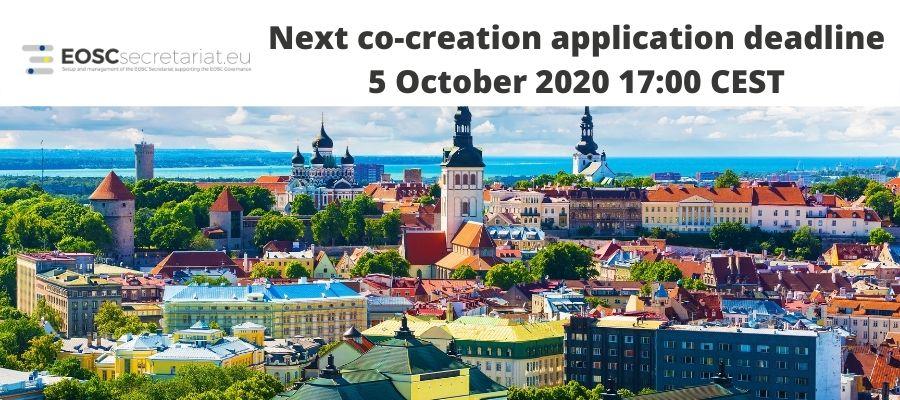 Co-Creation Funding Opportunities - Next application deadline on 5 October 2020