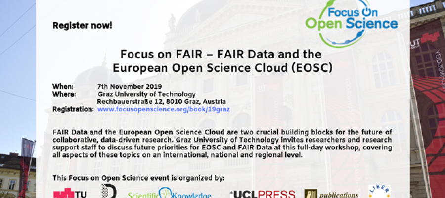 Focus on FAIR - FAIR Data and the European Open Science Cloud (EOSC)