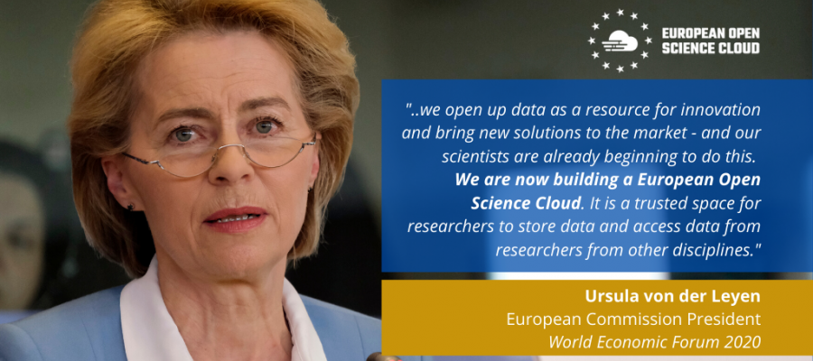 EC President von der Leyen highlights EOSC at World Economic Forum